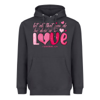 Smoke let all that you do be done in love Heavyweight Hoodie - MaliasSmallBusiness