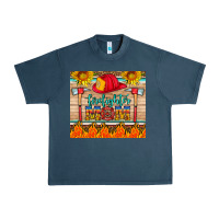 Midnight Navy firefighter mom Urban Heavy Tee - HRA Design Shop