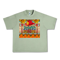 Oil Green firefighter mom Urban Heavy Tee - HRA Design Shop