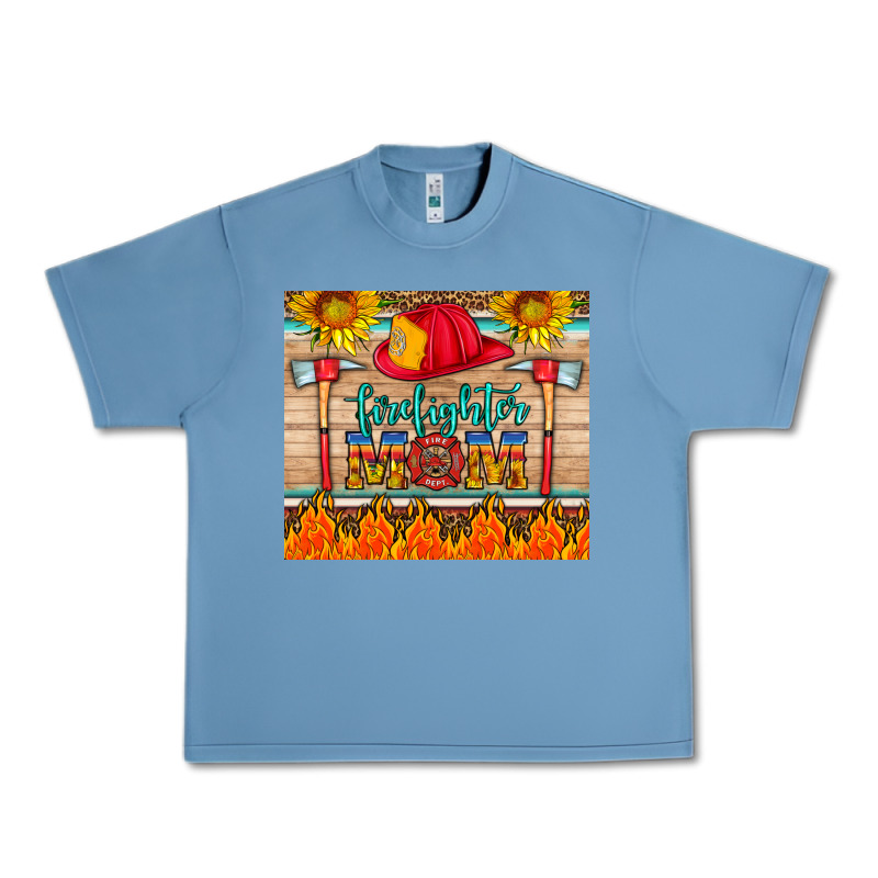Firefighter Mom Urban Heavy Tee by HRA Design Shop | Teevron