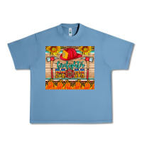 Pebble Blue firefighter mom Urban Heavy Tee - HRA Design Shop