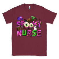 Burgundy spooky nurse Classic Tee - AdoDesignShop
