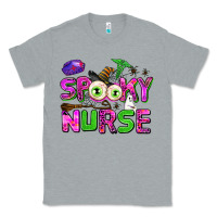 Heather Grey spooky nurse Classic Tee - AdoDesignShop