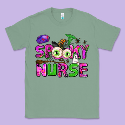 Spooky Nurse Classic Tee Designed By Adodesignshop