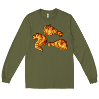 Army Green nuggets Long Sleeve Tee - AdoDesignShop