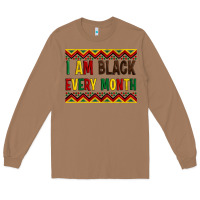 Toasted Coconut i am black every month Long Sleeve Tee - Artiststas