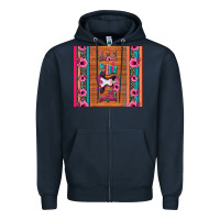 Navy love baby calf valentine's day Zipper Hoodie - Jasminsmagicworld