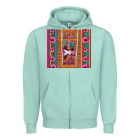 Seafoam love baby calf valentine's day Zipper Hoodie - Jasminsmagicworld