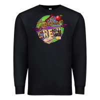 Black teacher crew Premium Sweatshirt - NancyCooperArtShop
