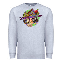 Heather Grey teacher crew Premium Sweatshirt - NancyCooperArtShop