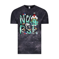 Cloud Black nurse Vintage Tee - RacoonDesign