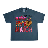 Midnight Navy we're a perfect match Urban Heavy Tee - OliviaCreatesArt
