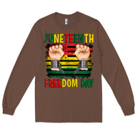 Chestnut juneteenth freedom day Long Sleeve Tee - Artiststas