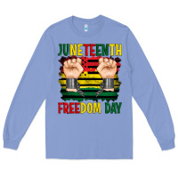 Colony Blue juneteenth freedom day Long Sleeve Tee - Artiststas