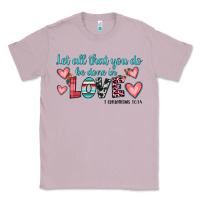 Lilac let all that you do be done in love Classic Tee - JahusDesignShop