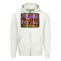 Oatmeal Heather happy mardi gras y'all cow Zipper Hoodie - Jasminsmagicworld