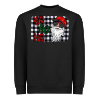 Black ho ho ho Heavyweight Sweatshirt - CowhideDigitalArt