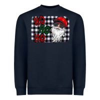 Navy ho ho ho Heavyweight Sweatshirt - CowhideDigitalArt