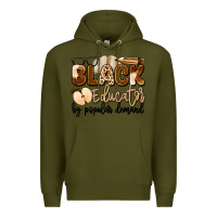 Army Green black educator by popular demand Premium Hoodie - Artiststas