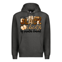 Charcoal Heather black educator by popular demand Premium Hoodie - Artiststas