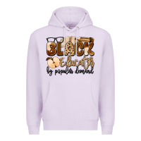 Lilac black educator by popular demand Premium Hoodie - Artiststas