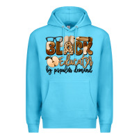 Ocean Blue black educator by popular demand Premium Hoodie - Artiststas