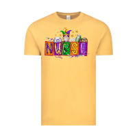 Vintage Mustard nurse mardi gras Vintage Tee - RacoonDesign