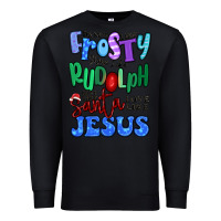 Black dance like frosty shine like rudolph Premium Sweatshirt - MaliasSmallBusiness