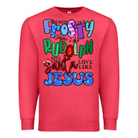 Cardinal dance like frosty shine like rudolph Premium Sweatshirt - MaliasSmallBusiness