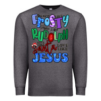 Charcoal Heather dance like frosty shine like rudolph Premium Sweatshirt - MaliasSmallBusiness