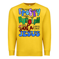 Lemon dance like frosty shine like rudolph Premium Sweatshirt - MaliasSmallBusiness