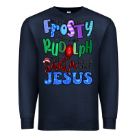 Navy dance like frosty shine like rudolph Premium Sweatshirt - MaliasSmallBusiness