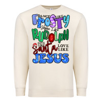 Sandshell dance like frosty shine like rudolph Premium Sweatshirt - MaliasSmallBusiness