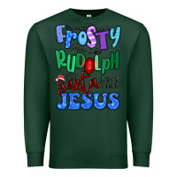 Sports Green dance like frosty shine like rudolph Premium Sweatshirt - MaliasSmallBusiness