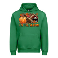 Emerald Tis' the season Football and maroon helmet Urban Hoodie - NancyCooperArtShop