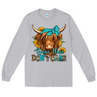 Moon Dust barn hair don't care long haired cow Long Sleeve Tee - Jasminsmagicworld