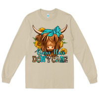 Mushroom barn hair don't care long haired cow Long Sleeve Tee - Jasminsmagicworld