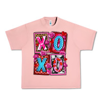 Salmon xoxo with roses and candies olivia Urban Heavy Tee - OliviaCreatesArt
