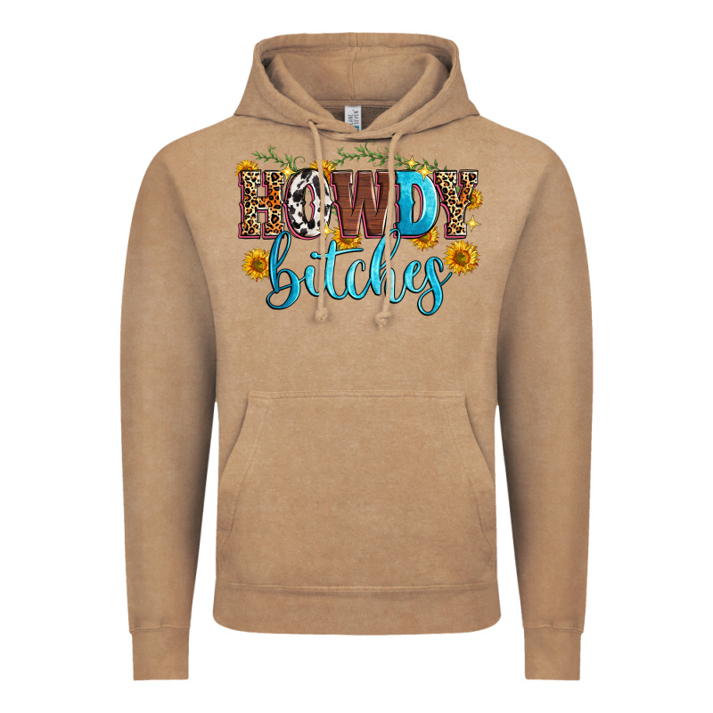 Howdy Bitches Vintage Hoodie by Zillion Design Studio | Teevron
