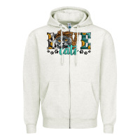 Oatmeal Heather love cats scottish fold Zipper Hoodie - LillyAllenDesigns