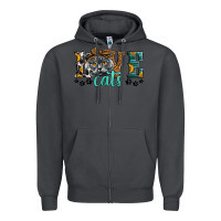 Smoke love cats scottish fold Zipper Hoodie - LillyAllenDesigns