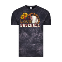 Cloud Black live love baseball Vintage Tee - HRA Design Shop