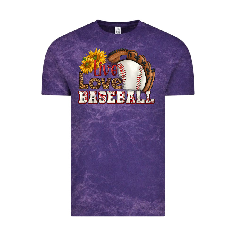 Live Love Baseball Vintage Tee by HRA Design Shop | Teevron
