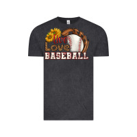 Vintage Black live love baseball Vintage Tee - HRA Design Shop