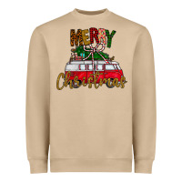 Mushroom merry christmas Heavyweight Sweatshirt - CowhideDigitalArt