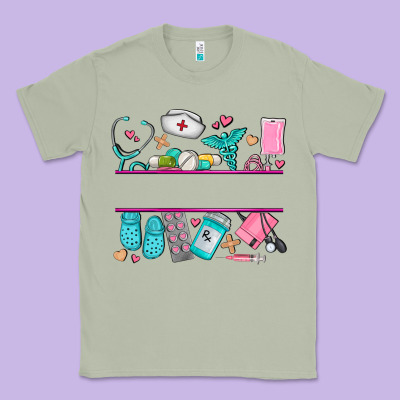 Nurse Elements With Costom Name Classic Tee Designed By Adodesignshop