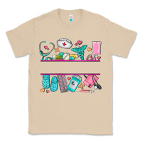 Mushroom nurse elements with costom name Classic Tee - AdoDesignShop