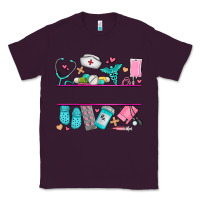 Plum nurse elements with costom name Classic Tee - AdoDesignShop