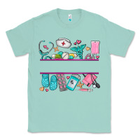 Seafoam nurse elements with costom name Classic Tee - AdoDesignShop