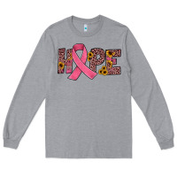 Heather Grey hope Long Sleeve Tee - JahusDesignShop